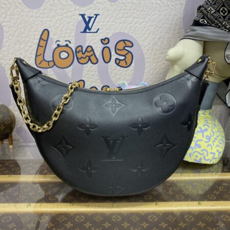 Top Quality LV Loop Hobo Black