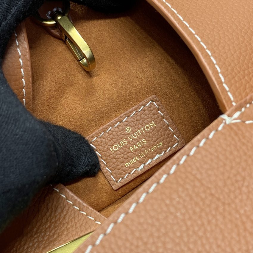 Top Quality LV Low Key Hobo Brown