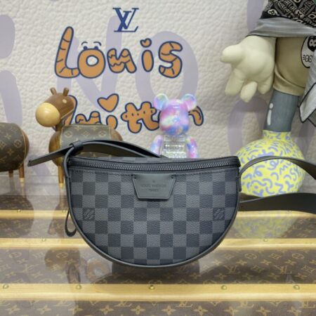 Top Quality LV Moon Crossbody Black Grid