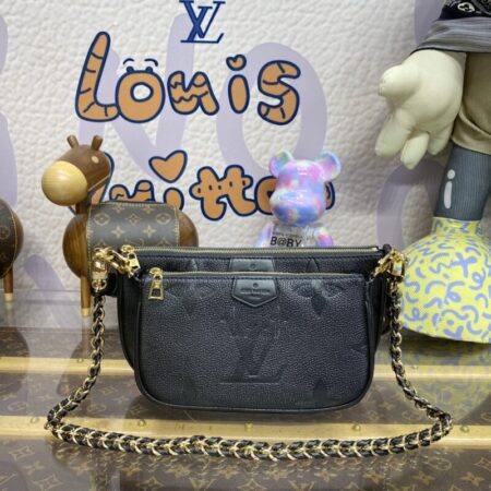 Top Quality LV Multi Pochette Accessoires Black