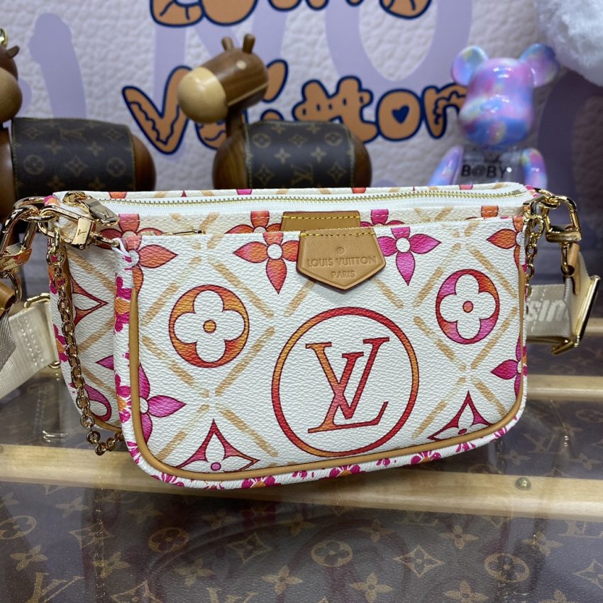 Top Quality LV Multi Pochette Accessoires Orange