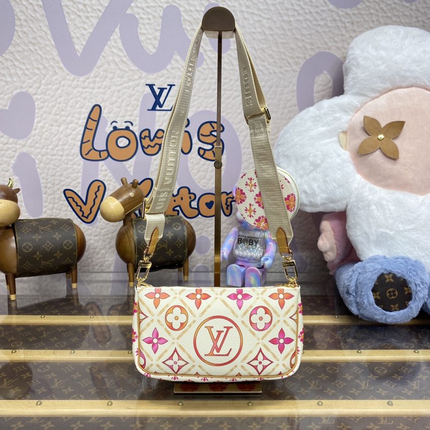 Top Quality LV Multi Pochette Accessoires Orange
