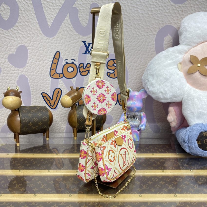 Top Quality LV Multi Pochette Accessoires Orange