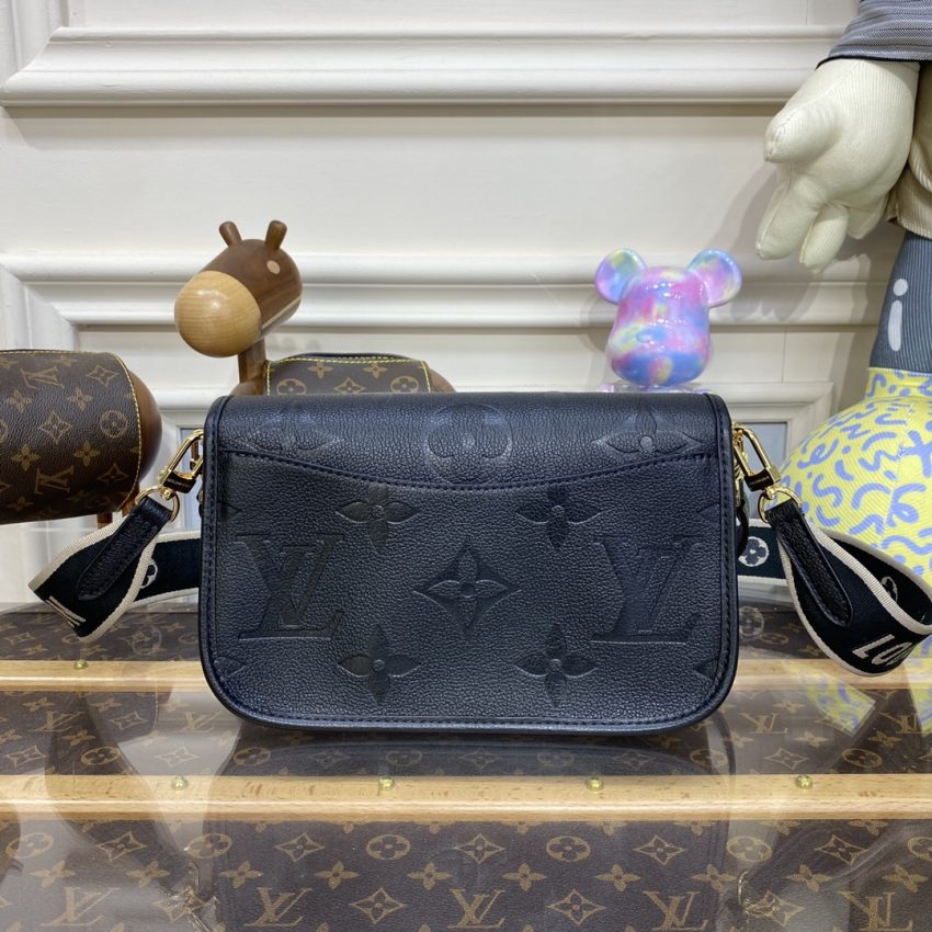 Top Quality LV Nano Diane Satchel Black