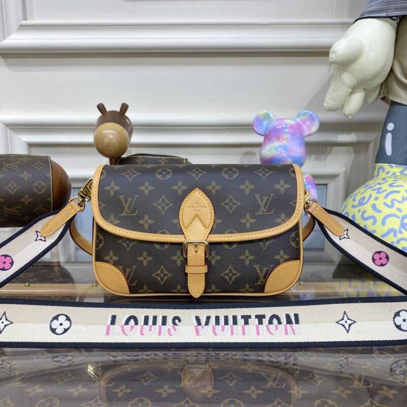 Top Quality LV Nano Diane Satchel Brown