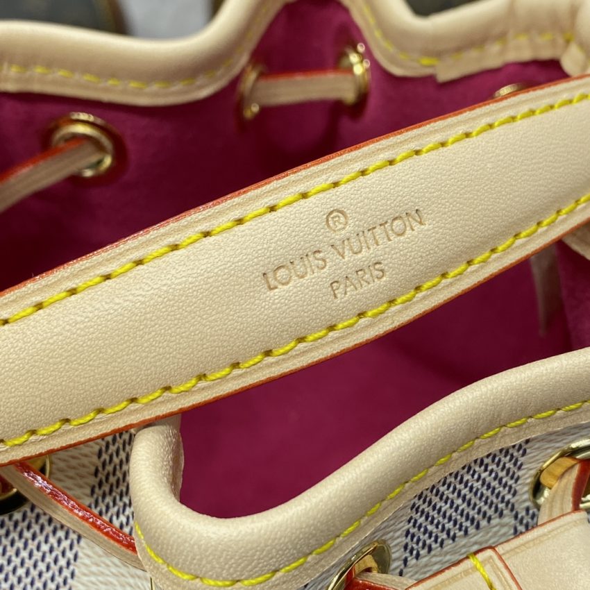 Top Quality LV Nano Noe White Grid - View 4