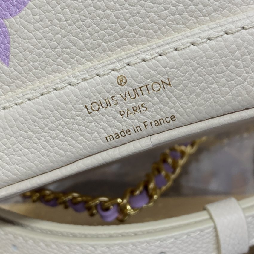 Top Quality LV Nano Noe White Purple