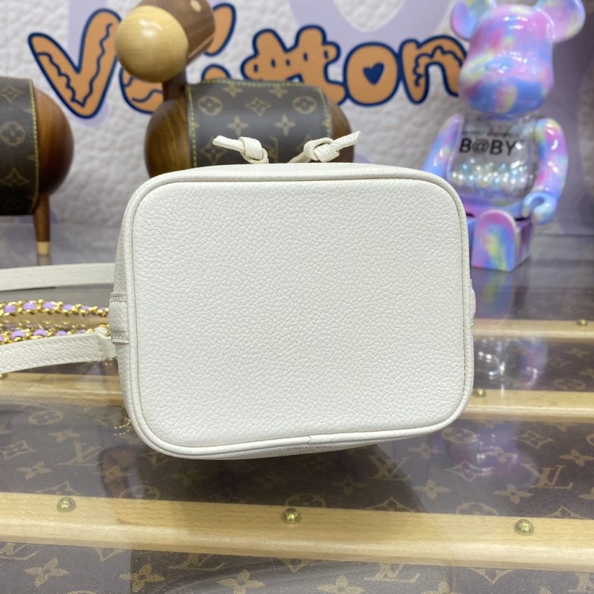 Top Quality LV Nano Noe White Purple