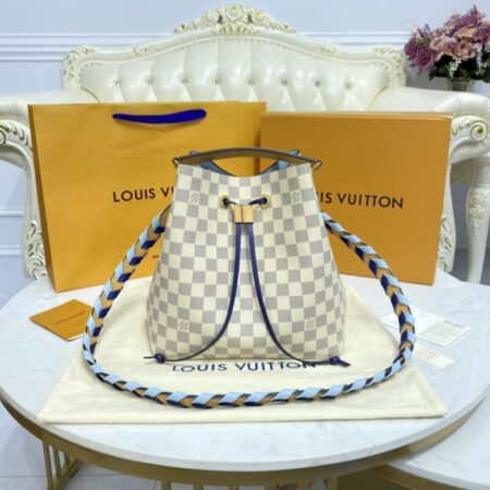 Top Quality LV Neonoe Bb White Grid
