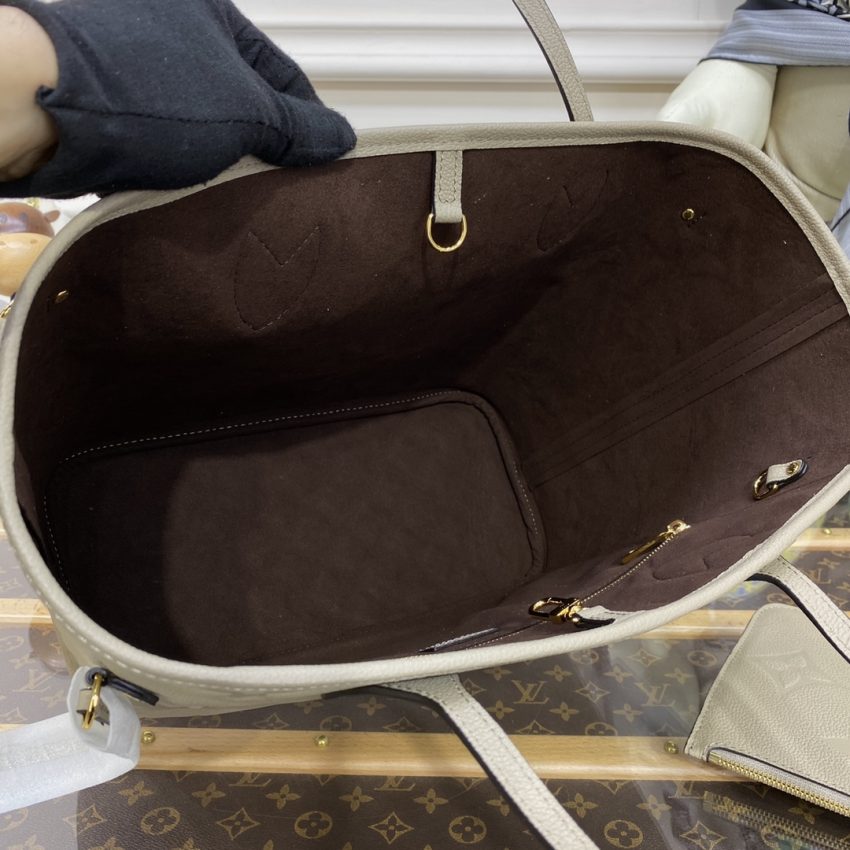 Top Quality LV Neverfull MM Beige