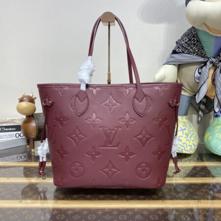 Top Quality LV Neverfull MM Bordeaux