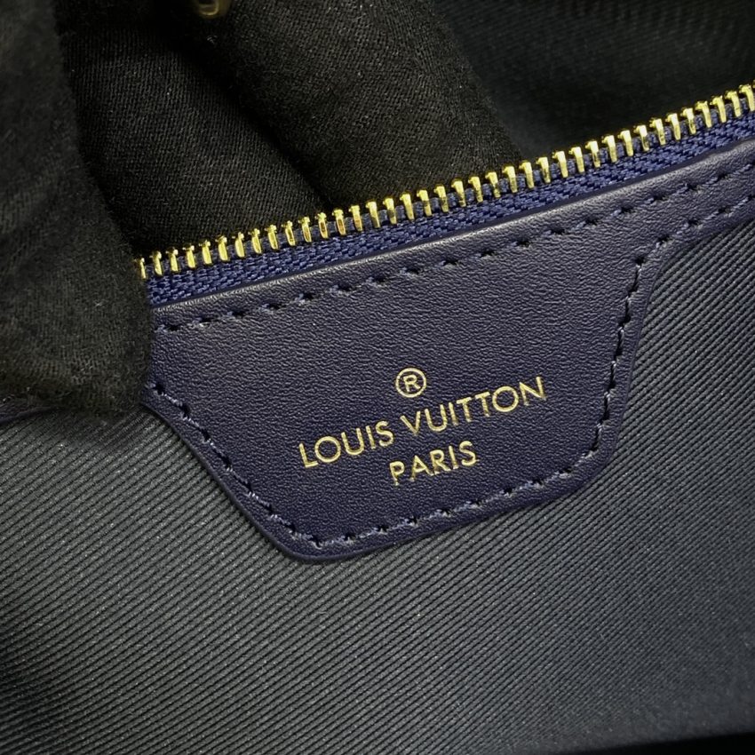 Top Quality LV Neverfull MM Denim Blue