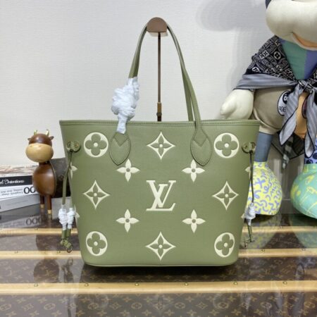 Top Quality LV Neverfull MM Green