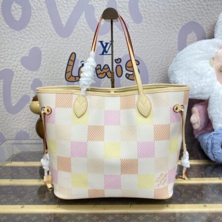 Top Quality LV Neverfull MM Multi Grid