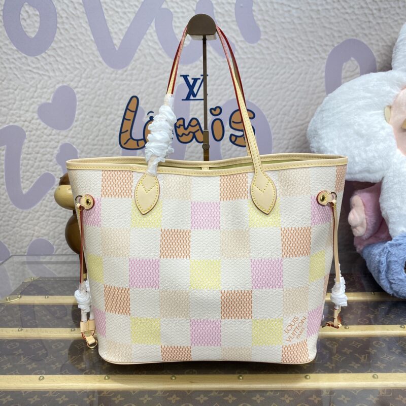 Top Quality LV Neverfull MM Multi Grid