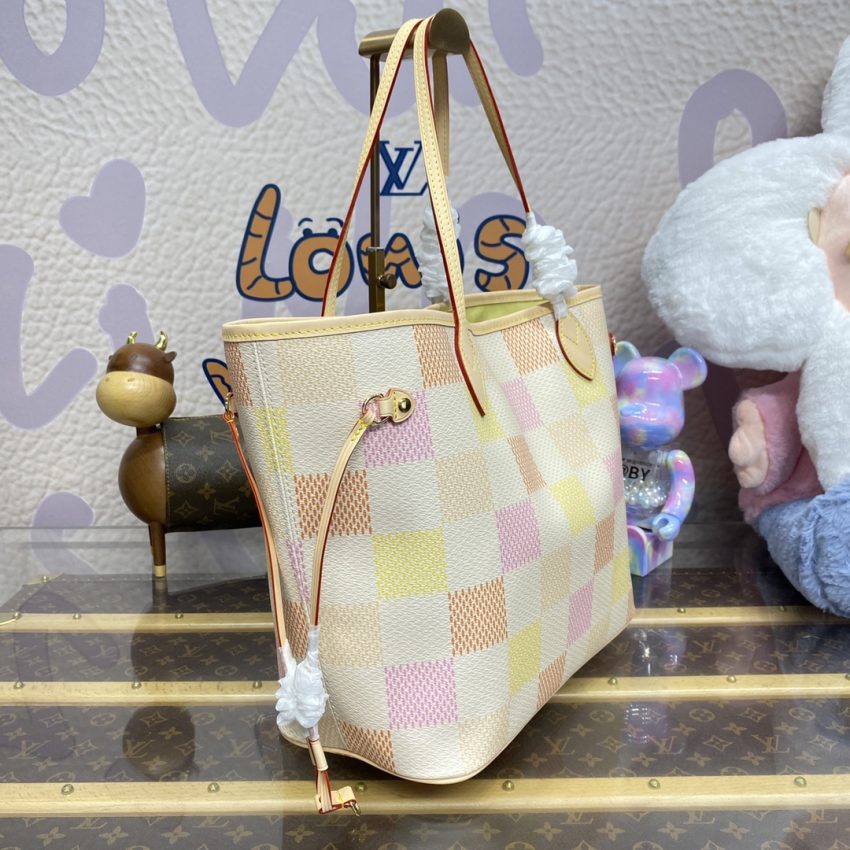 Top Quality LV Neverfull MM Multi Grid