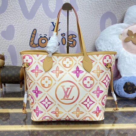 Top Quality LV Neverfull MM Orange