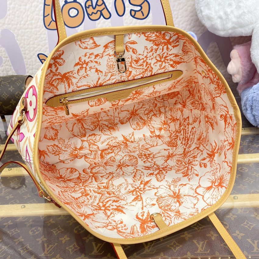 Top Quality LV Neverfull MM Orange