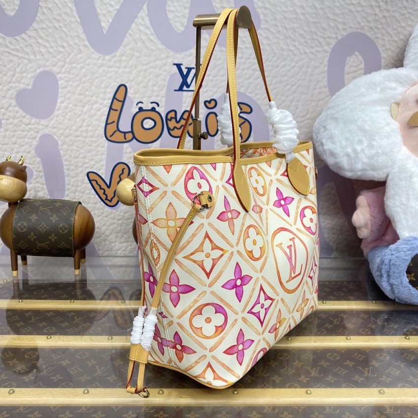 Top Quality LV Neverfull MM Orange