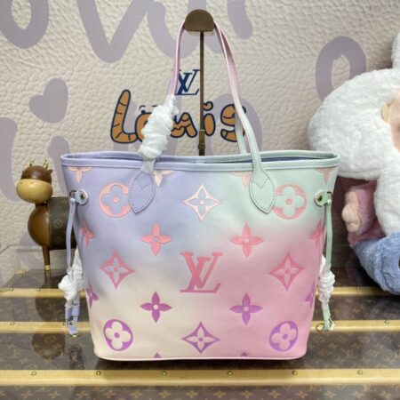 Top Quality LV Neverfull MM Purple