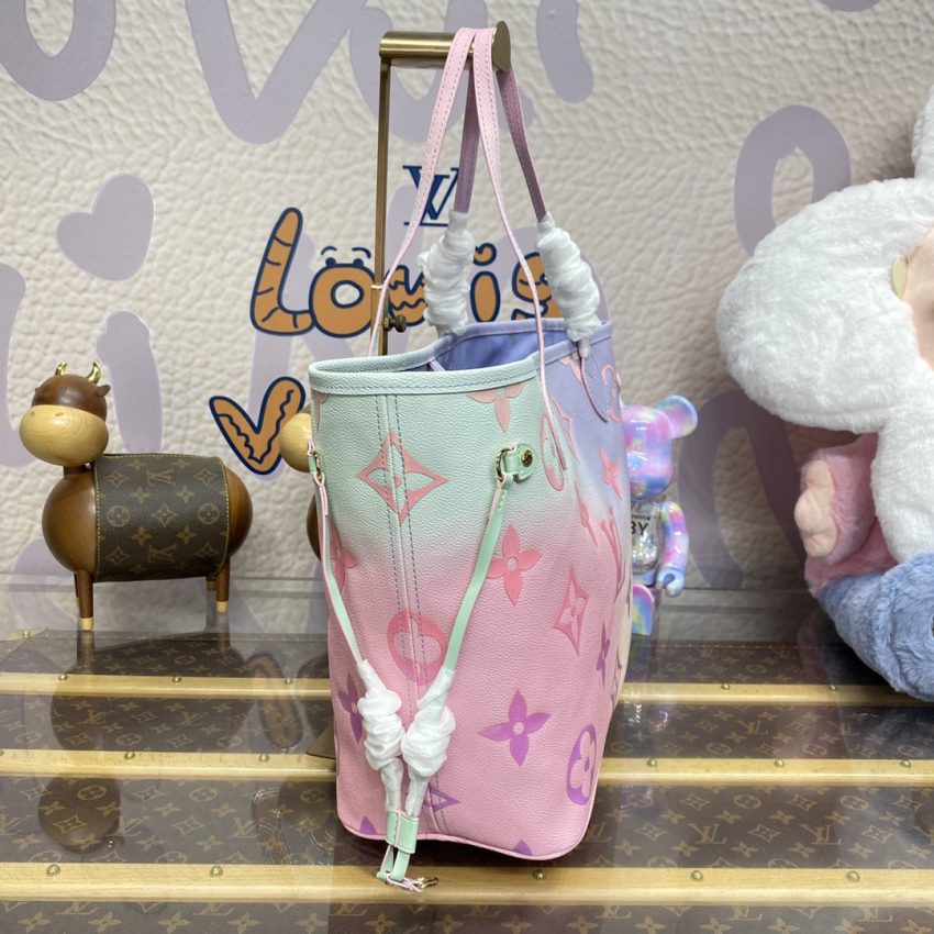 Top Quality LV Neverfull MM Purple
