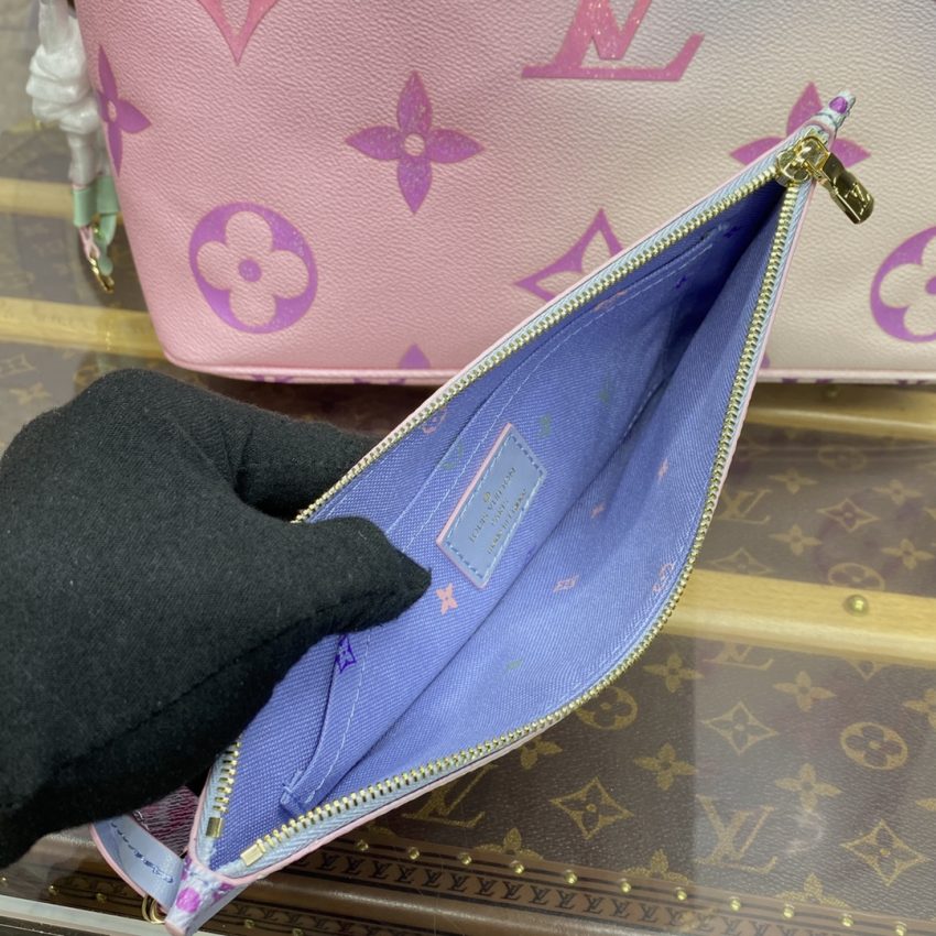 Top Quality LV Neverfull MM Purple
