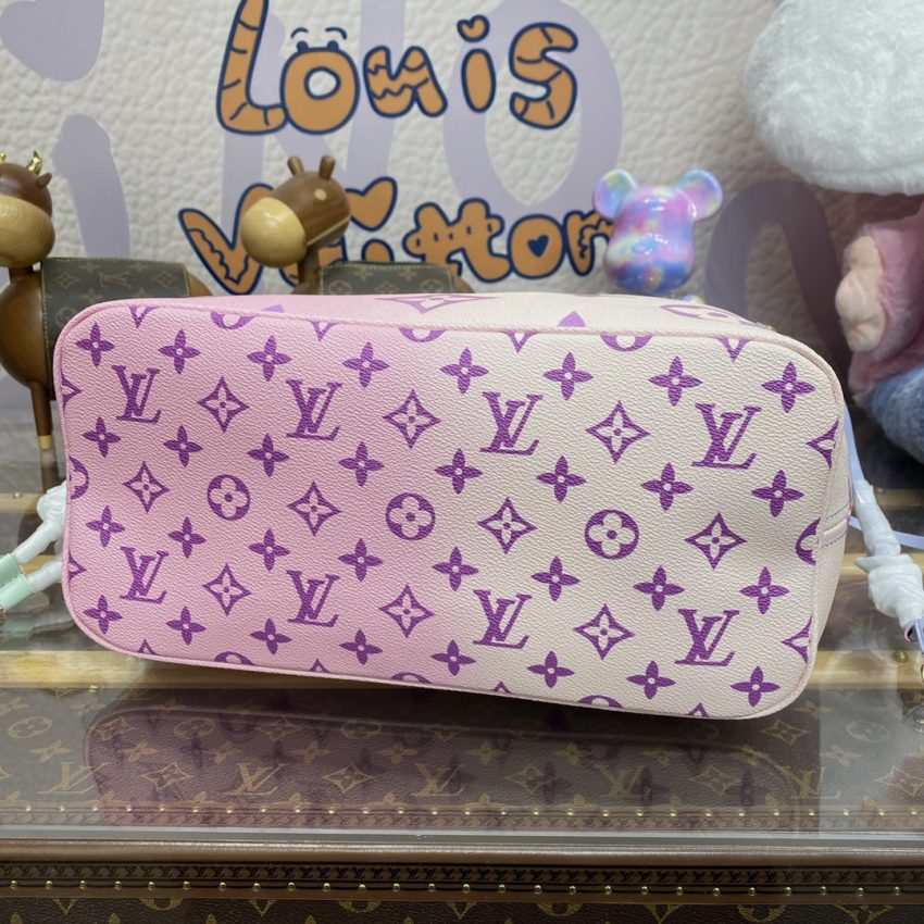 Top Quality LV Neverfull MM Purple