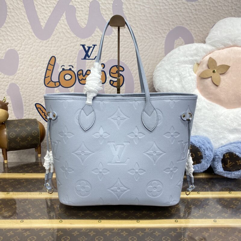 Top Quality LV Neverfull MM Sky Blue