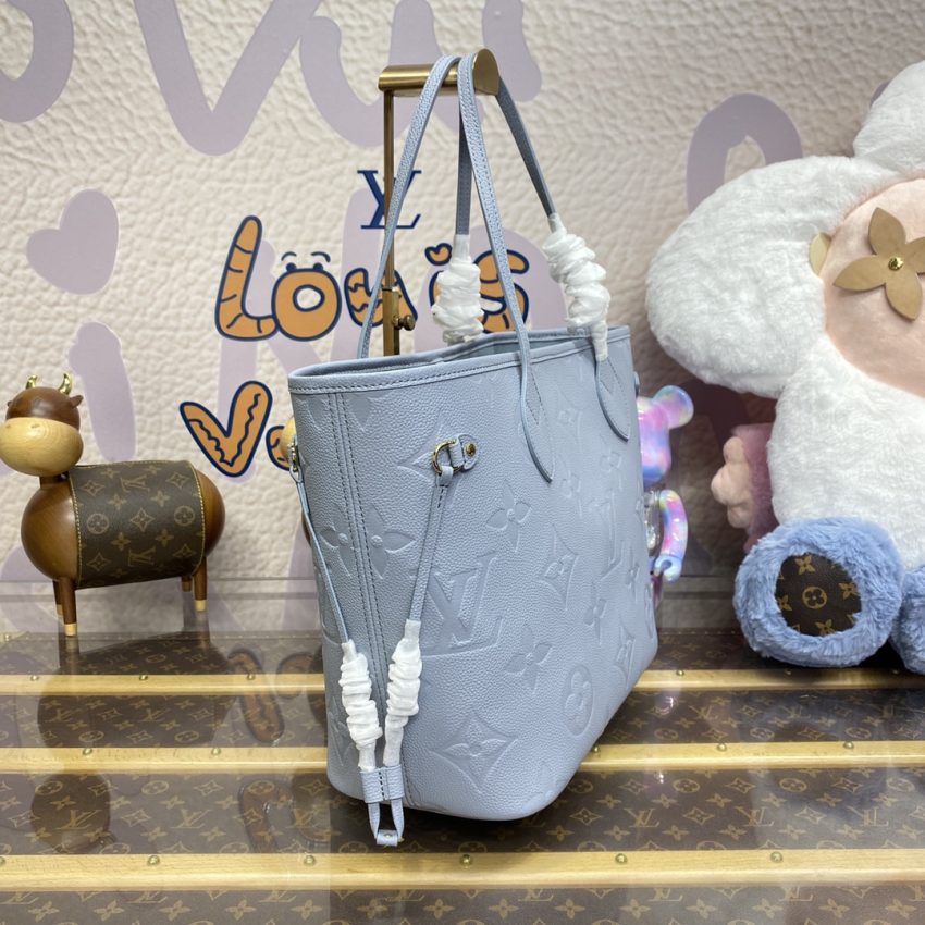 Top Quality LV Neverfull MM Sky Blue