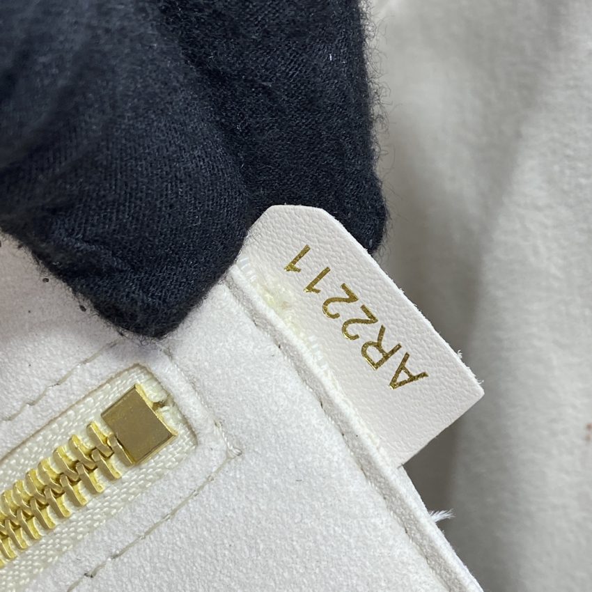 Top Quality LV Neverfull MM White Orange