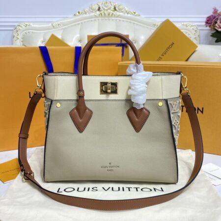 Top Quality LV On My Side Beige
