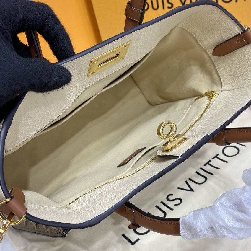 Top Quality LV On My Side Beige