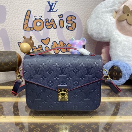 Top Quality LV Pochette Metis Dark Blue