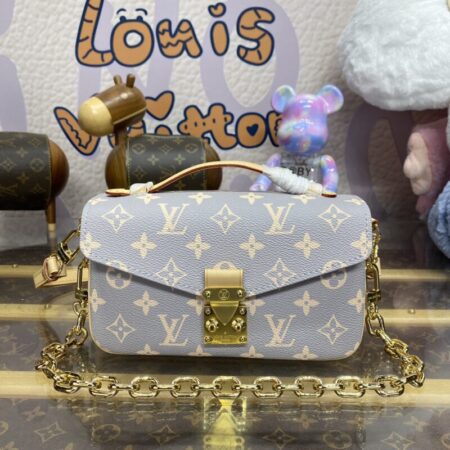 Top Quality LV Pochette Metis East West Grey