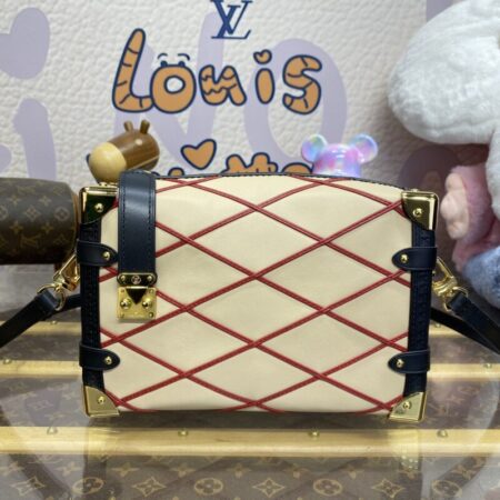 Top Quality LV Side Trunk Beige