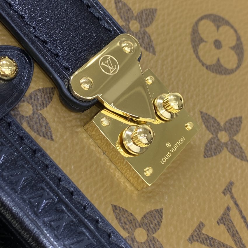 Top Quality LV Side Trunk Brown Canvas - View 4