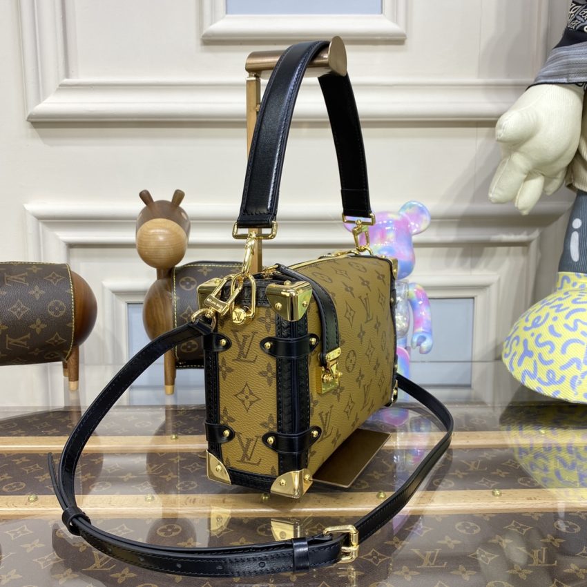 Top Quality LV Side Trunk Brown Canvas