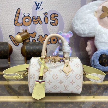 Top Quality LV Speedy 18 Beige