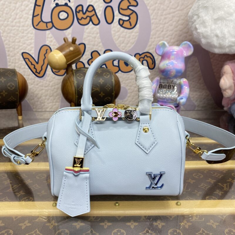 Top Quality LV Speedy 18 Sky Blue