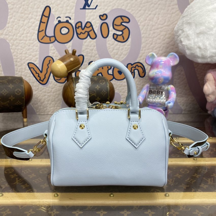 Top Quality LV Speedy 18 Sky Blue