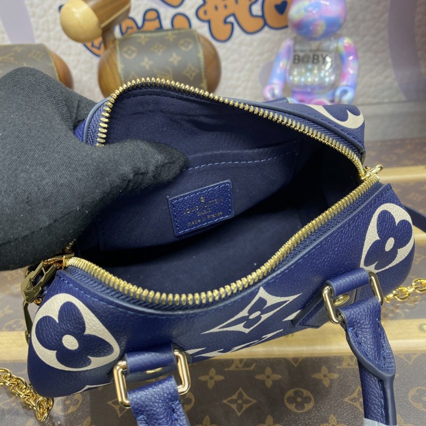 Top Quality LV Speedy Bandouliere 20 Blue