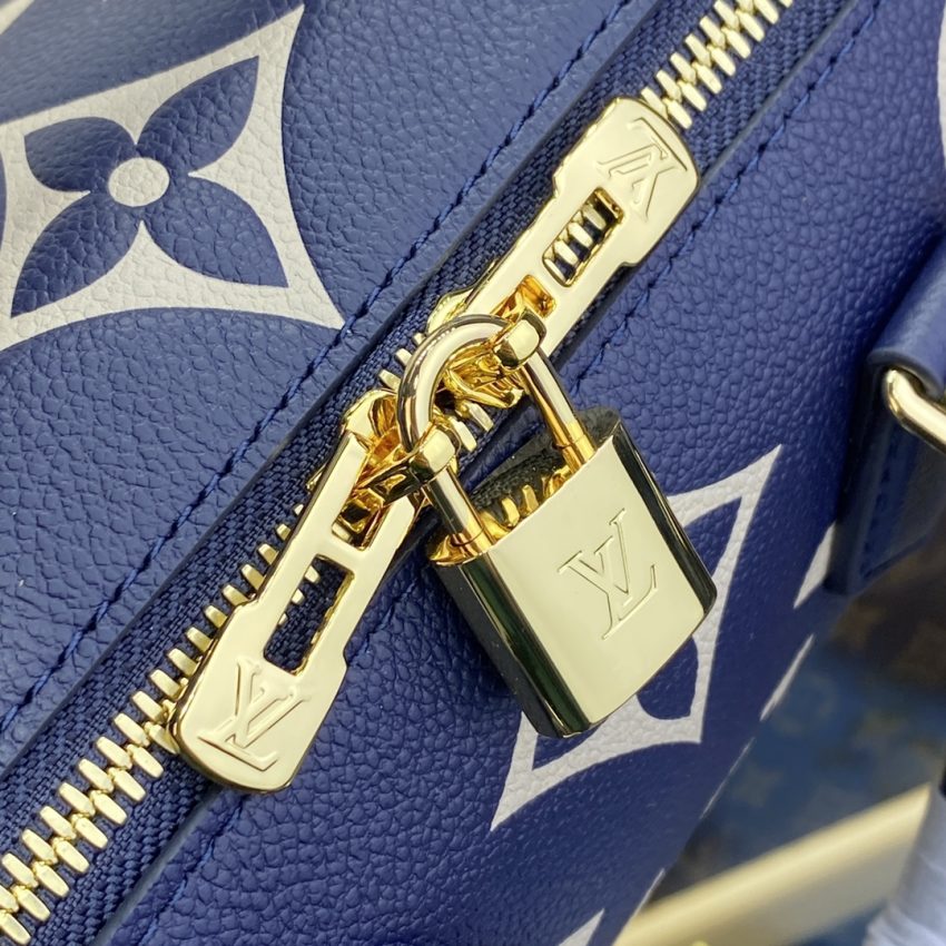 Top Quality LV Speedy Bandouliere 20 Blue