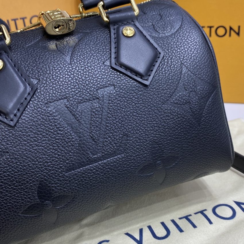 Top Quality LV Speedy Bandouliere 20 Full Black