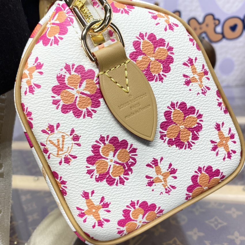 Top Quality LV Speedy Bandouliere 20 Orange