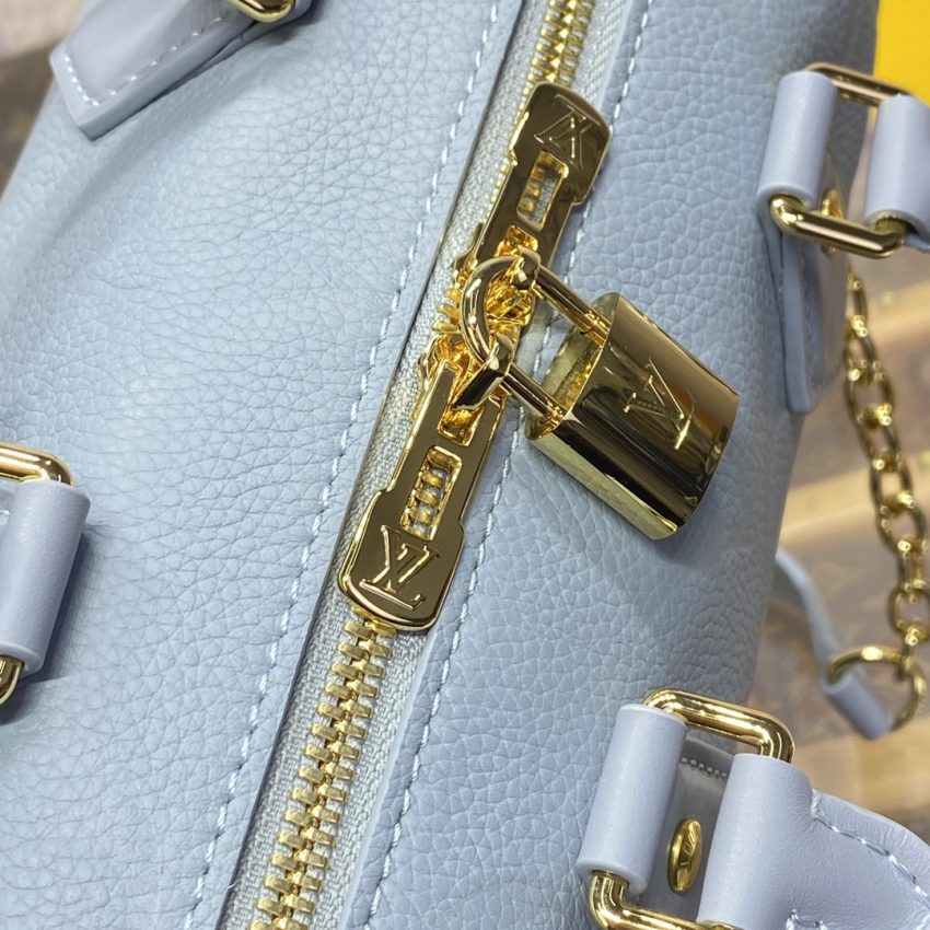 Top Quality LV Speedy Bandouliere 20 Sky Blue - View 4