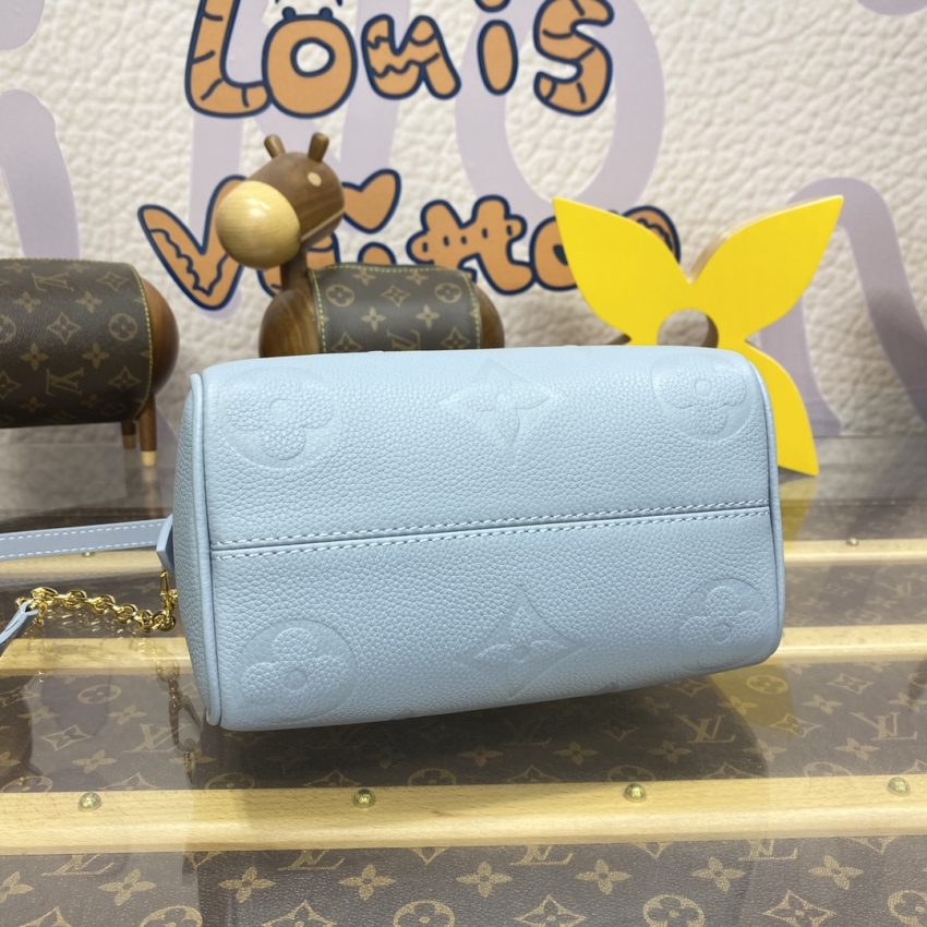 Top Quality LV Speedy Bandouliere 20 Sky Blue - View 5