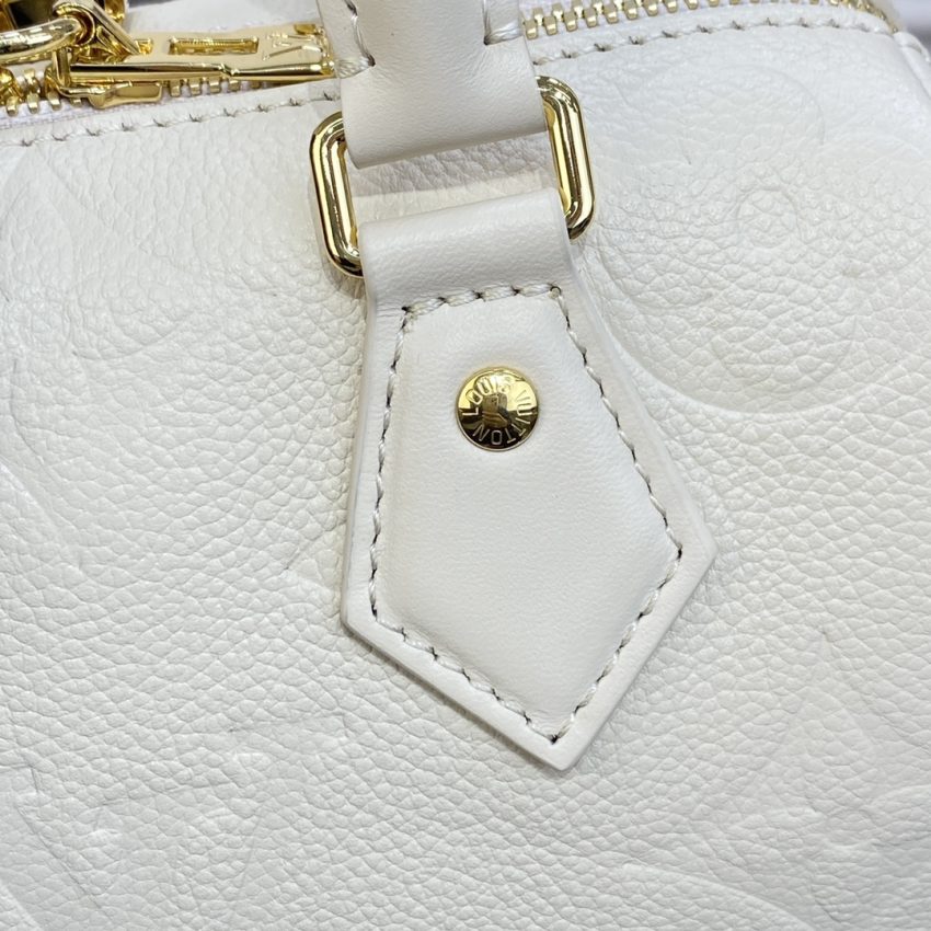 Top Quality LV Speedy Bandouliere 20 White