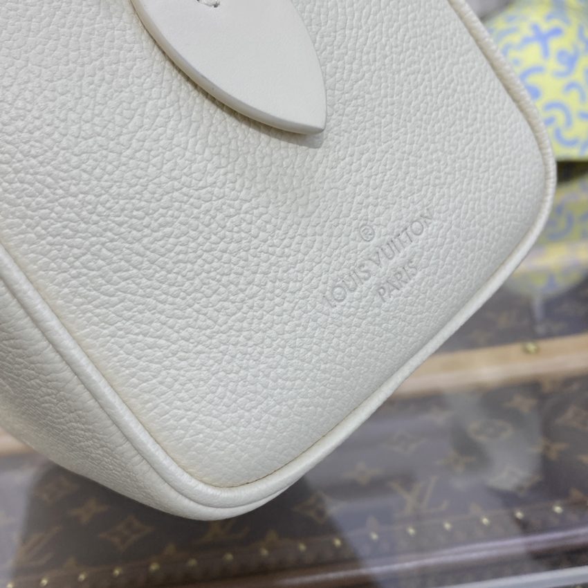 Top Quality LV Speedy Bandouliere 20 White