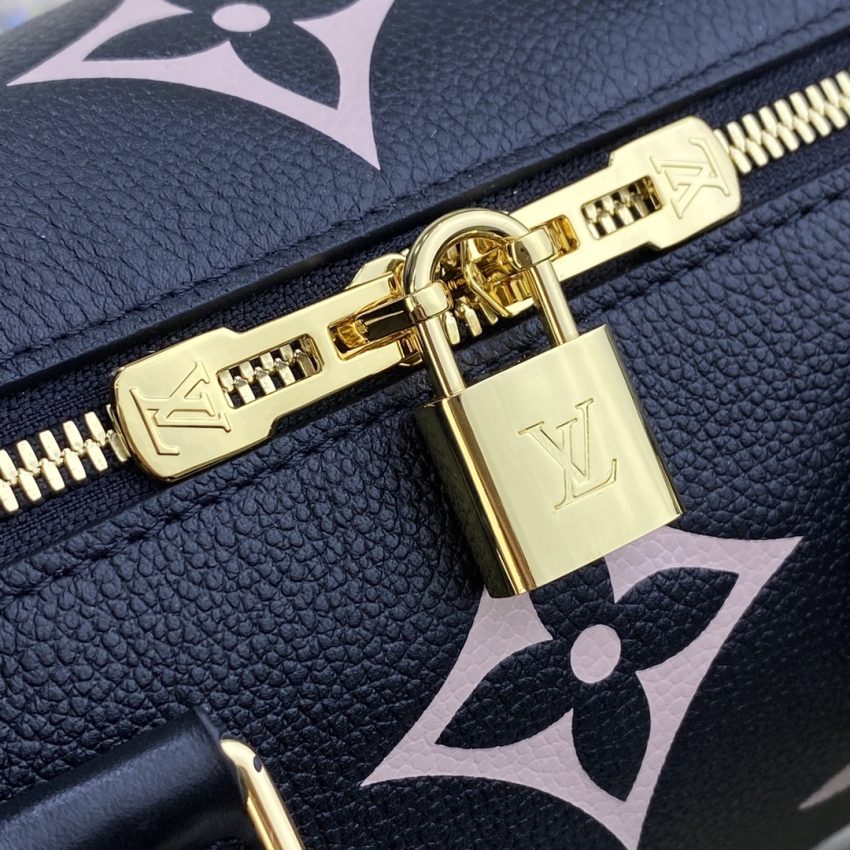 Top Quality LV Speedy Bandouliere 25 Black – Pink