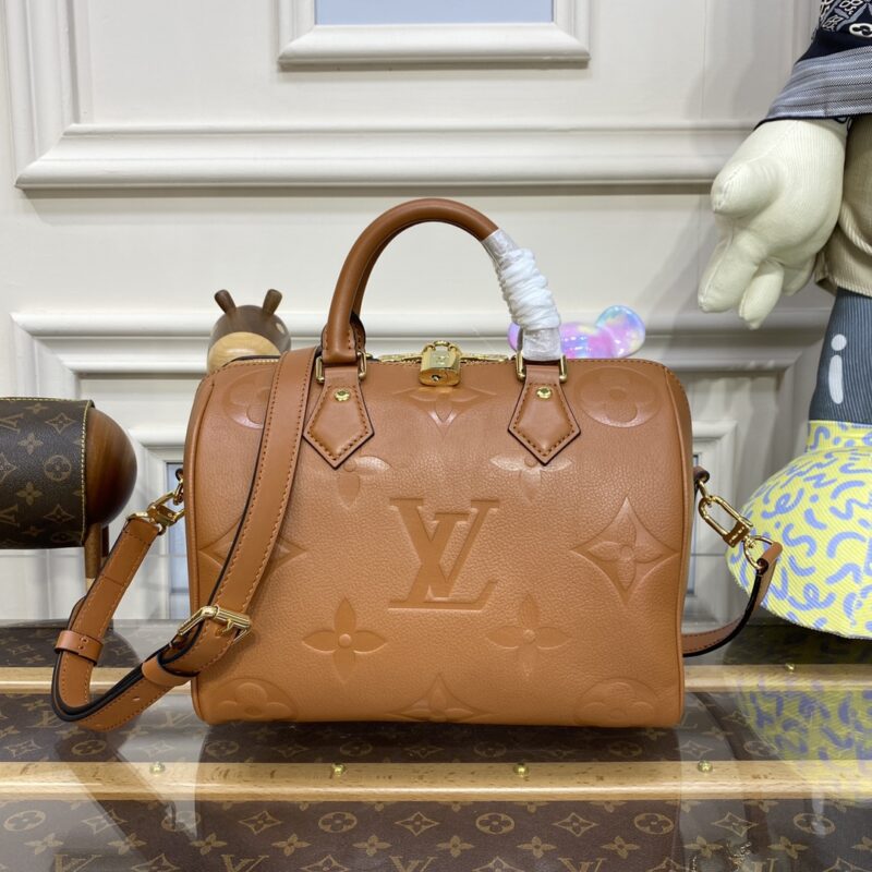Top Quality LV Speedy Bandouliere 25 Brown